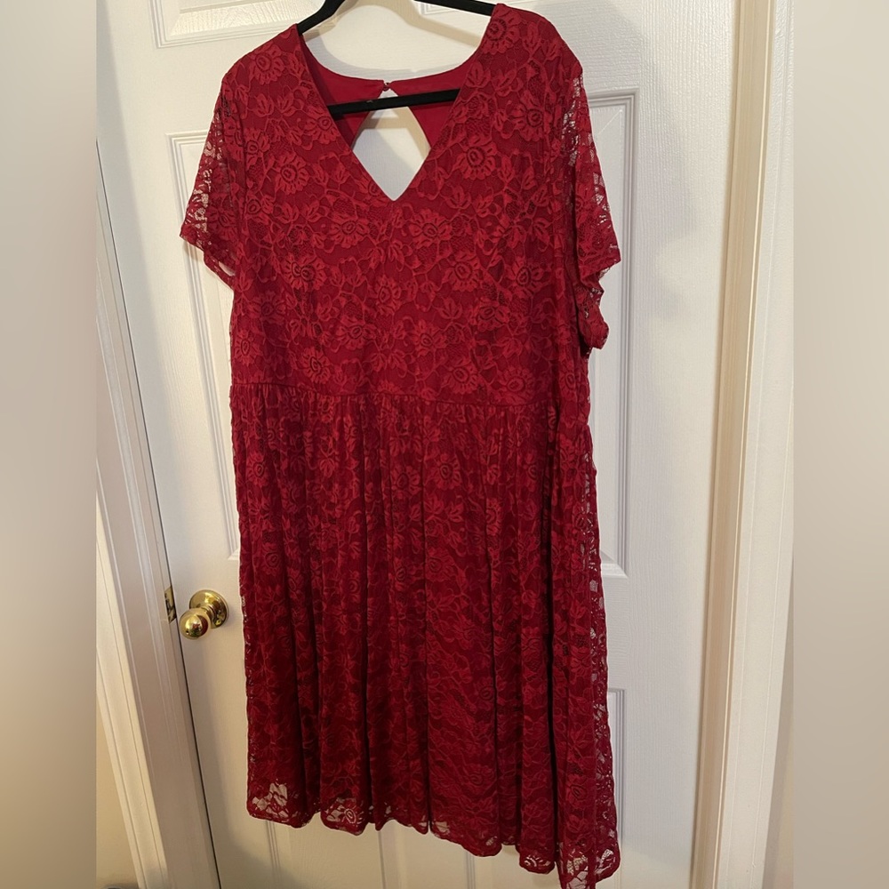 Torrid Lace Cutout Back Dress Size 24